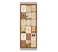 Soft Christian Prayer Shawl, Comfortable Writing Envelope, Breathable Religious Scarf 27.5 x 70.8 Inches with Fringe, Lightweight Worship Accessory, Mother Prayer Gift for Study of Prayer, Multicolor