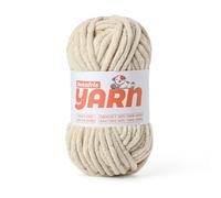 Soft Chunky Chenille Yarn for Crocheting-(100g/3.5oz) Bulky Knitting Crochet Yarn for Blankets-(50m/54.8yds) Fluffy Velvet Baby Yarn for Amigurumi&Crafts.(Light Khaki)