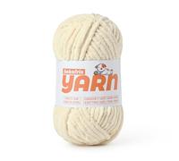 Soft Chunky Chenille Yarn for Crocheting-(100g/3.5oz) Bulky Knitting Crochet Yarn for Blankets-(50m/54.8yds) Fluffy Velvet Baby Yarn for Amigurumi&Crafts.(Beige)
