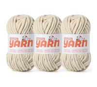 Soft Chunky Chenille Yarn for Crocheting-(300g/10.58oz) Bulky Knitting Crochet Yarn for Blankets-(150m/164yds) Fluffy Velvet Baby Yarn for Amigurumi&Crafts.(3 Light Khaki)