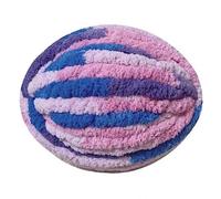 Soft Chunky Yarn, Hand Knitting Wool, Fluffy Chenille Yarn for Blankets Hats Scarfs or Pet Bed (Blueberry)