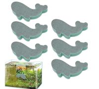 Soft Cleaning Scrubber, Gentle Fish Tank Brush, Many Coating Aquarium Cleaner with Non Abrasive Design, Handle Brush Tool with Comfortable Grip, Pad Versatile Use, Kitchen Tool for Corner & Cabinet