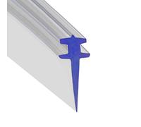 Soft Clear Flexible Rubber Double T Shower Seal | for Bi Folding Doors | Multi-Fitting for 6 or 7mm Channels | BIF025 (1 Metre)
