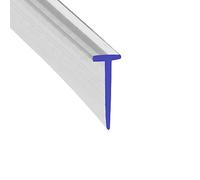 Soft Clear Flexible Rubber T Shower Seal | for Bi Folding Doors | Fits Into 6mm Channel | BIF024 (2 Metres)