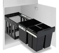 Soft-Close 48L Pull-Out Kitchen Trash Can for Cabinet, Space-Saving Waste Bin, Design, Easy Installation, Ideal for Home nization