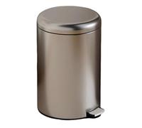 Soft Close 8L Round Trash Can with Smart Pedal Stainless Steel Waste Bin Easy to Empty Ideal for Kitchen Bathroom Office Durable and Stylish Waste Container
