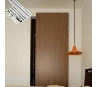 Soft Close Barn Door Track, Ghost Door Shelf Style with Hidden Magic Sliding Track Hardware Kit, Wall Mount Trackless Sliding Ghost Door Kit(88cm/34.6in)