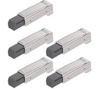 Soft Close Cabinet Door Damper 5Pcs Straight Arm Full Overlay Soft Close Cabinet Hinges Cold-Rolled Steel for Doors, Hinges