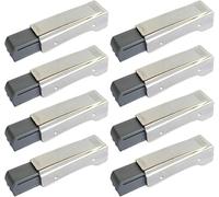 Soft Close Cabinet Door Hinges, Smooth Soft-Close Mechanism for Silent Closing, Versatile Applications for Cabinet Doors Drawers Furniture Space-Saving Design for Easy Installation (8 Silver Damper)