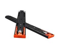 Soft Close Cold Rolled Steel Drawer Slides - 10 Inch, Pack of 2, Heavy Duty Three-Sect Runners for Smooth Operation, Ideal for Cabinets & Furniture