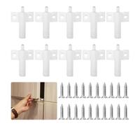 Soft Close Dampers,10 PCS Soft Close Hinges for Kitchen Cupboards,Damper Buffer,Anti Slam Door Damper for Furniture,Kitchen,Cabinets,Wardrobe Doors Furniture,Premium Material for Durability