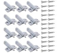 Soft Close Dampers, 12 Pack with 24 Screws, Adjustable Soft Close Hinges for Kitchen Cupboards, Cabinet Door Dampers Compatible with Titus Soft Close Hinges, Quiet Close, Easy Install, Universal Fit