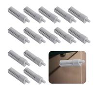 Soft Close Dampers, 14 PCS Soft Close Door Dampers for Kitchen Doors, Push to Open Door Catches for Silent Cabinet Operation, Furniture Upgrades Easy Install One-Piece Molding
