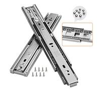 Soft Close Drawer Runners Heavy Duty 250mm - 550m Draw Runners Full Extension Drawer Slides Ball Bearing Stainless Steel Kitchen Drawer Rails with 8 Screws 1 Pair (400mm (16"))