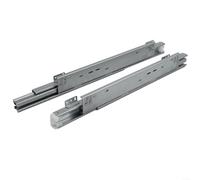 Soft Close Drawer Runners underfloor Guides with Floor mounting, Constructed from Galvanized Steel to Prevent Rust and Long Lasting Drawer Support (300mm)