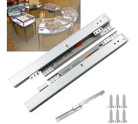 Soft Close Drawer Slides 20-75cm Heavy Duty 60kg Capacity Bottom Mount Drawer Rails Silent Glides for All Drawer Types Easy Installation Smooth Sliding Action