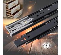 Soft Close Drawer Slides 300mm Full Extension Ball Bearings 45kg Load Capacity Quiet Side Mount Cabinet Runners 1 Pair No Damping Smooth Sliding