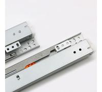 Soft-Close Drawer Slides, Full Extension Hinges, 3-Section Ball Bearing, 40kg Load Capacity, Easy Install for Kitchen & Bathroom Cabinets - Upgrade Your Storage!