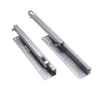 Soft-Close Drawer Slides, Under-Mount Hidden Drawer Guides, Quiet Hydraulic Drawer Ra for Smooth Operation, and Easy Installation, Perfect for Cabinet Makeovers