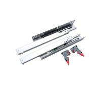 Soft-Close Drawer Slides with Extension, Hidden Under-Mount Guide, Back Bracket, Kitchen Drawer Locking Devices - and Easy to Install