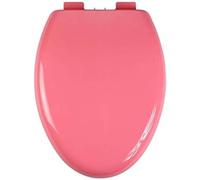 Soft Close Elongated Toilet Seat Double Thick Design Easy Removal Oval Shape Dark Blue Color Quiet and Comfortable Sensational Upgrade