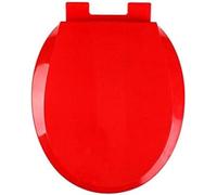 Soft Close Elongated Toilet Seat Double Thick Design Easy Removal Oval Shape Dark Blue Color Quiet and Comfortable Sensational Upgrade