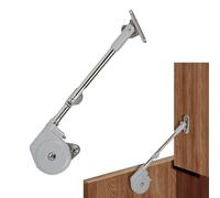 Soft Close Hinges for Toy Box, 1 Pack Soft Close Lid Support Hinges, 90° Open with Slow Lowering Lid Stay Hinges Damper Buffer for Toy Boxes and Upward/Top-Opening Flap Doors (Type A)