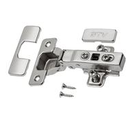 1 x GTV SOFT CLOSE 35mm KITCHEN CABINET DOOR HINGE PLATE + SCREWS