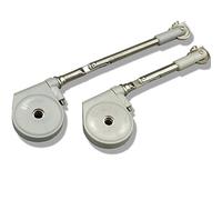 Soft Close Kitchen Cabinet Door Support Bracket, 22cm Flap Down Hinge for Cupboard, Reversible Lid Mechanism, 1 Piece, Ideal for Space-Saving Solutions