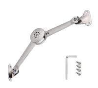Soft Close Lid Support Hinges - Heavy Duty Stay for Door Open Upward and Downward - Self Closing Buffer With Screws for Kitchen Wardrobe