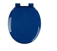 Soft Close Round Toilet Seat Thicken Slow Close RoundFront Colored Toilet Seat Dark Blue