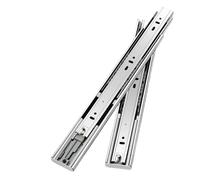 Soft Close Steel Full Extension Drawer Slides Side Mount 1 Pair Kitchen Cabinet Rails Dresser Buffer Glide Runners(22inch 550mm)
