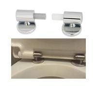 Soft Close Toilet Hinge Slow Down Toilet Hinge Replacement Hinge ABS Plastic Reduce Noise and Prevent Sudden Impact 1 Set