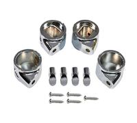 Soft Close Toilet Seat Hinge Metal End Caps Compatible with Roca DAMA Senso Hall Giralda Georgia Element Sidney