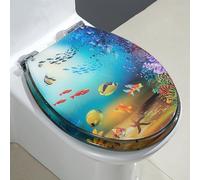 Soft Close Toilet Seat Quick Release Durable Resin Material Easy Installation Universal Fit Bathroom Upgrade Quiet Closure Hygienic Design