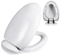 Soft Close Toilet Seat, Quick Release, Egg Type Round Toilet Lid for Easy Installation, Comfortable Bidet Toilet Seat Covers