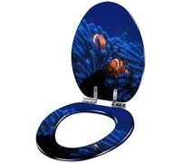 Soft Close Toilet Seat, Resin Toilet Seat Soft Close Comfort Arc 43x36cm 10-20cm Hole Distance Multicolor for U/V/O-Shaped Toilets(Style-3)