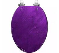 Soft Close Toilet Seat, Resin Toilet Seat Soft Close Quick Release for U V O Type Toilets 43x36cm Multicolor(Style-5)