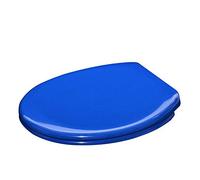 Soft Close Toilet Seat, Slow-Close Urea-Formaldehyde Resin Oval Toilet Seat Multicolor(Blu)