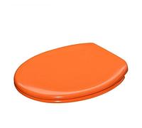 Soft Close Toilet Seat, Slow-Close Urea-Formaldehyde Resin Oval Toilet Seat Multicolor(Oranje)