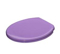 Soft Close Toilet Seat, Slow-Close Urea-Formaldehyde Resin Oval Toilet Seat Multicolor(Purple)