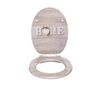 Soft Close Toilet Seat Soft-Close MDF Wood Core WC Toilet Seat, Multi-Color Patterns,Stylish Bathroom Essential 1 Pack Bathroom(Color08)