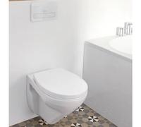 Soft Close Toilet Seat Villeroy & Boch O.novo 438 x368x49mm Alpine White