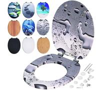 Soft close Toilet Seat waterdrops