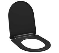 Soft-close Toilet Seat with Quick-release Design Bathroom Toilet Seat vidaXL