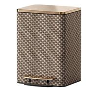 Soft Close Trash Can with Lid - Odor-Containing Garbage Bin for Bedroom, Bathroom, Living Room, and Office
