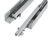 Soft Close Undermount Drawer Slides - Full Extension Concealed Runners, Adjustable Bottom Mount Rail for Cabinet
