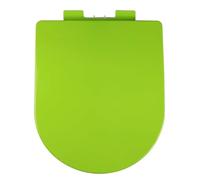 Soft CloseToilet Seat, D Shape Soft Close Toilet Seat Quick Release Top Fixing Multicolor 360x445mm(Green)