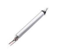 Soft Closing Automatic Door Closer 35KG Pneumatic Adjustable Speed Positioning Stop Protective Holder Hardware for Commercial & Home Use(Silver)