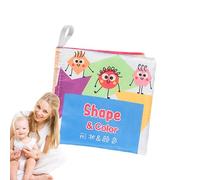 Soft Cloth Books - Portable Skin-Friendly Soft Fabric Books,Exquisite Preschool Educational Learning Book Touch and Feel Toys Sensory Story Book for Toddler Sollee